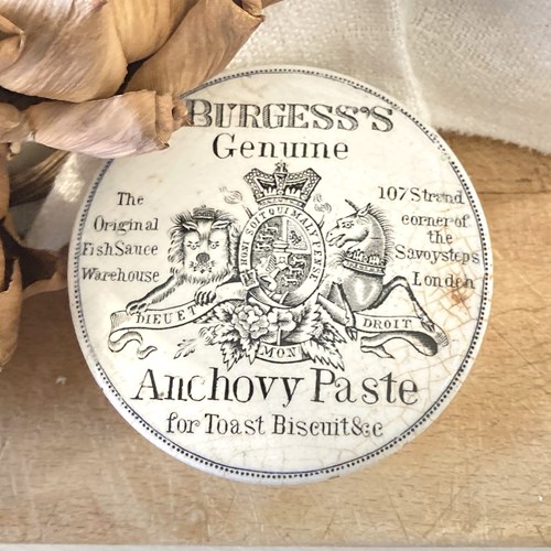 Early Ceramic Burgess's Paste Pot