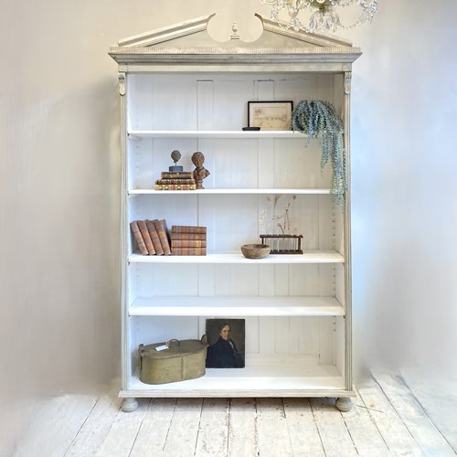 Antique Painted Bookcase
