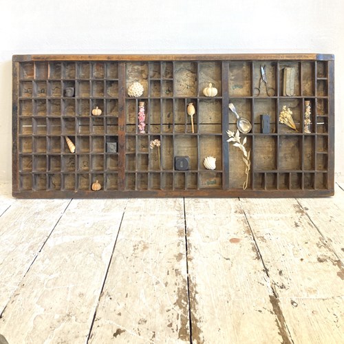 Antique Printers Tray