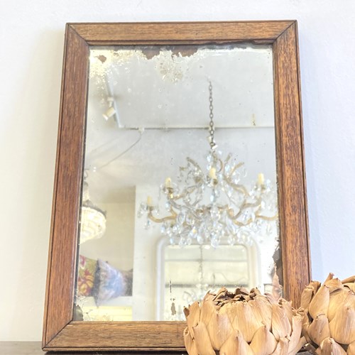 Small Antique Foxed Mirror B
