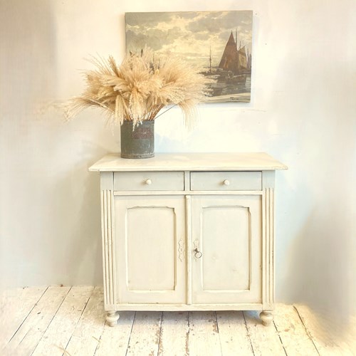 Painted Pine Cupboard
