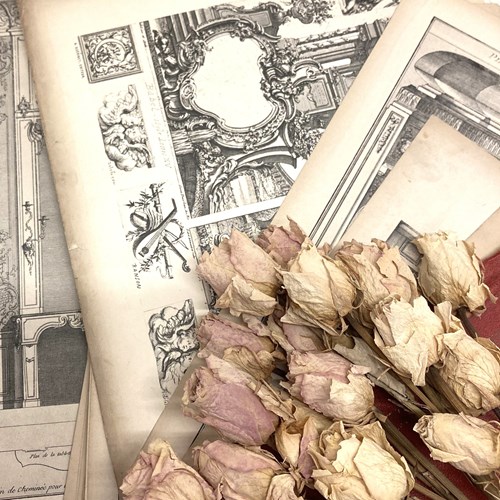 C19th French Folio Of Architectural Studies