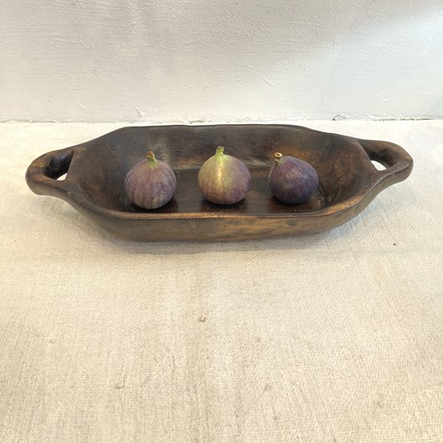 Hand Caved Rustic Bowl