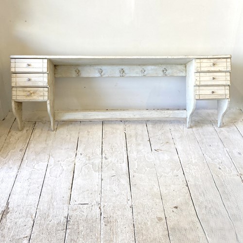 Old French Game Shelf With Drawers
