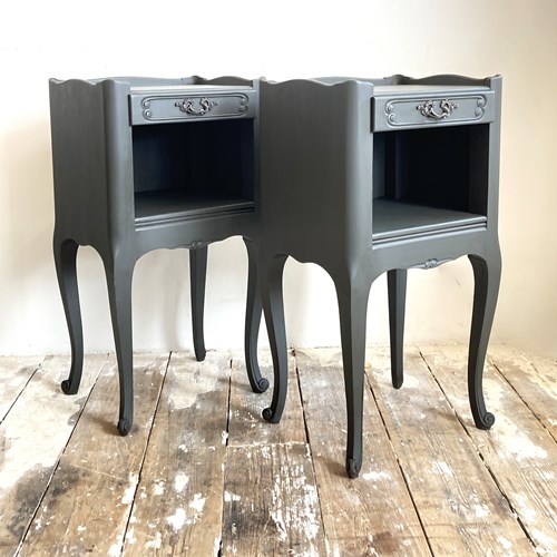 Painted French Bedside Tables