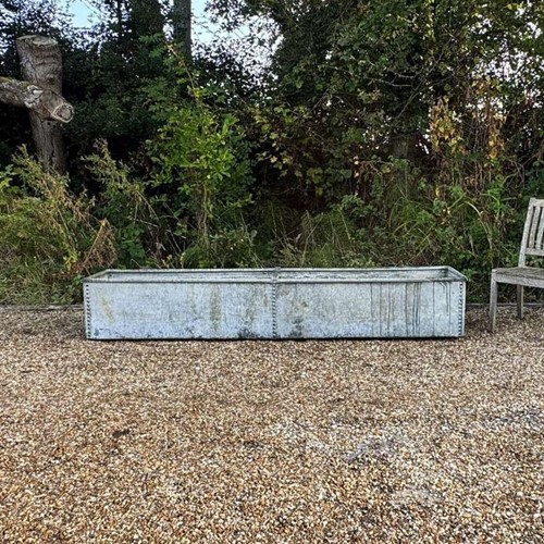 Antique 8ft Riveted Trough