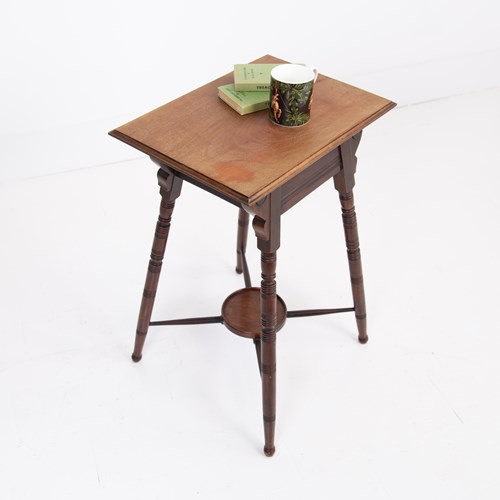 Attractive Arts And Crafts Side Table C1910