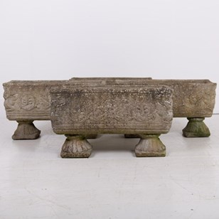 Weathered Mid Century Stone Garden ...
