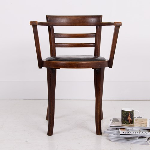 Art Deco Bentwood Occasional Armchair