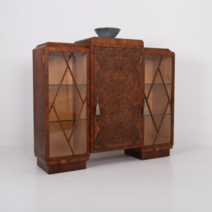  Superior Art Deco Glazed Cabinet C...