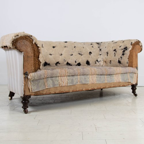 Victorian Chesterfield Sofa C1880 Reupholstery Possible