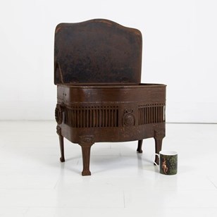 Unusual Very Decorative Iron Storag...