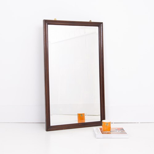 English Oak Wall Mirror C.1930S