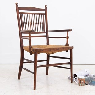 Rush Seated “Sussex” Armchair Attri...