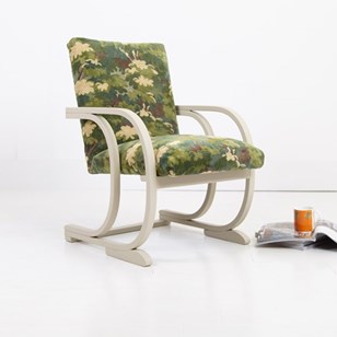 Heals Art Deco Bentwood Armchair Ne...