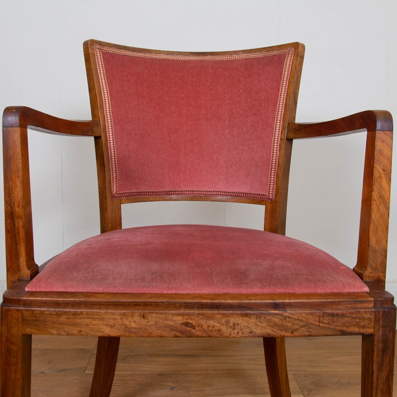 Heals 1930s Walnut Occasional Armchair-billy-hunt-heals-chair-15-main-637994696309964816.jpg