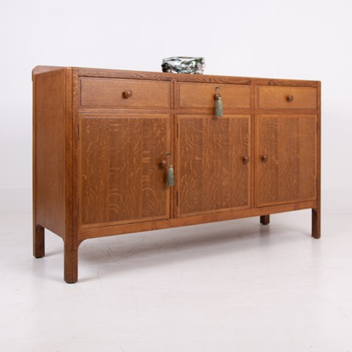 Heals Of London Oak Sideboard 1930S