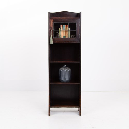 Little Liberty Of London Oak Glazed Bookcase C1910