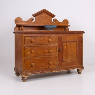 Scumble Painted Victorian Kitchen D...