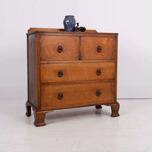 Oak Chest Of Drawers With Storage C1920