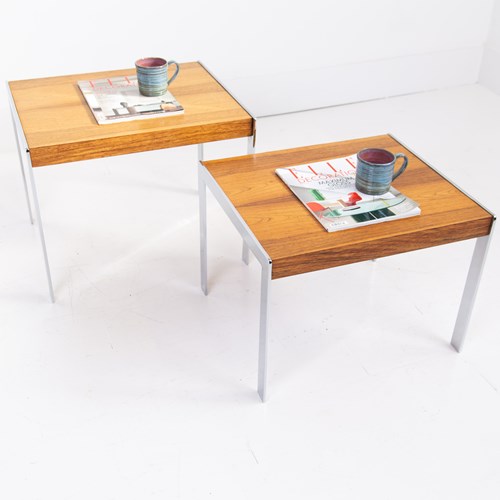 Pair Of Merrow Associates Rosewood & Coffee Tables