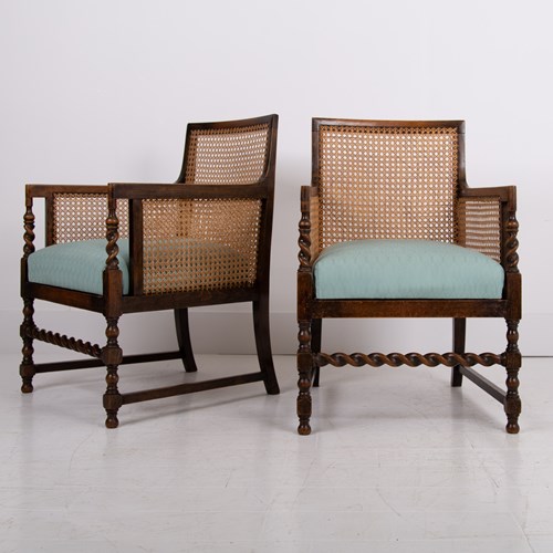 Attractive Bergere Armchair C1915 We Have 2