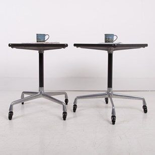 Rolling Side Table By Charles & Ray...