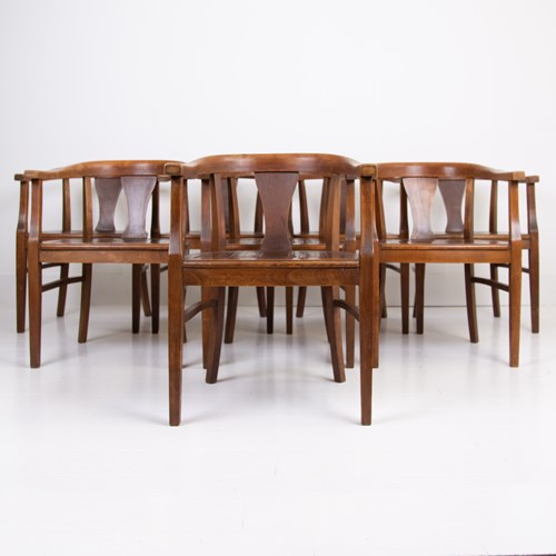  8 Bentwood Armchairs Dining Chairs 1935