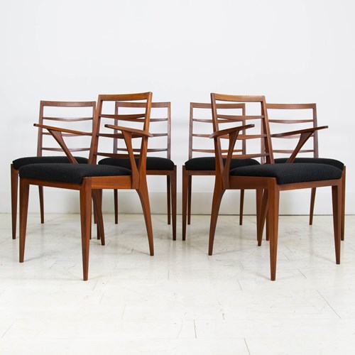 6 Mcintosh Mid Century Teak Dunvegan Dining Chairs