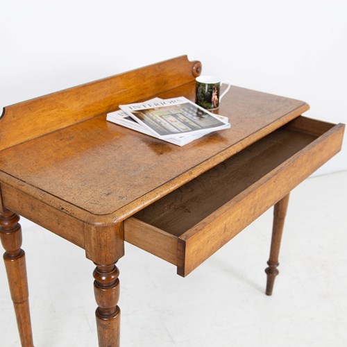 Victorian Oak Single Drawer Side Console Table C1870