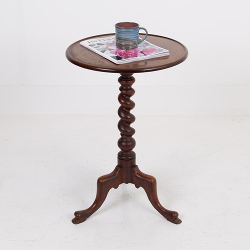 English 19Th Century Tripod Side Table