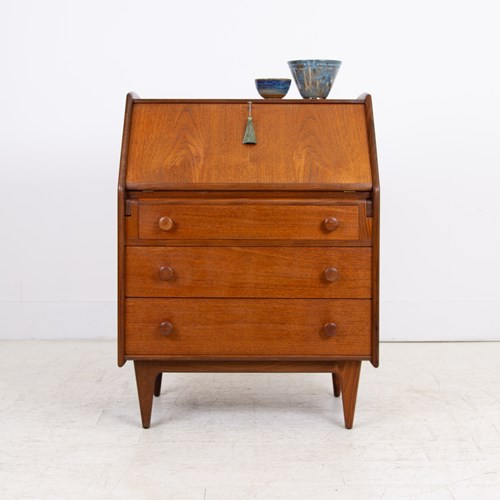Mid Century Bureau Desk 3 Drawers By John Herbert