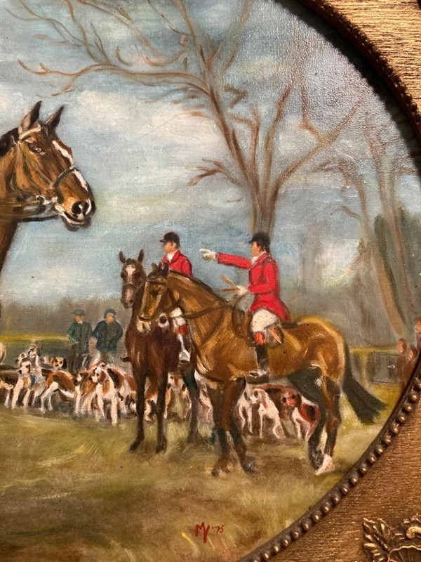 Horse Hound Hunting Scene Oil Painting Framed -blackthorn-living-hukk1144msp-main-637945402846479692.jpg