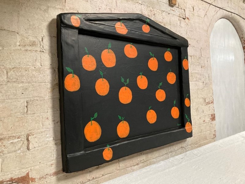 Large 4Ft Black Solid Plaster Painting  Of Oranges-blackthorn-living-iqms7220msp-main-638105998282339905.jpg