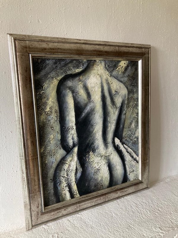 Female Nude From Behind Oil Painting Framed Signed-blackthorn-living-rnfe5762msp-main-637536637646956062.jpg