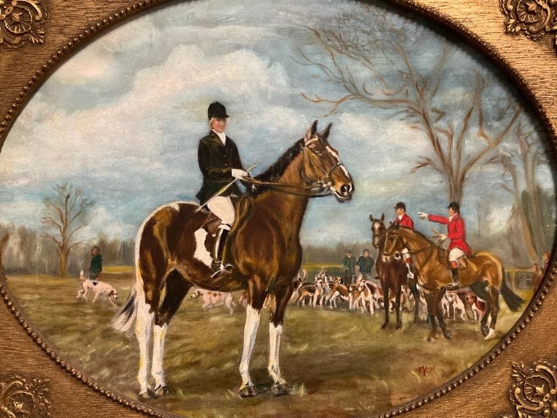 Horse Hound Hunting Scene Oil Painting Framed -blackthorn-living-ybef3130msp-main-637945402633801101.jpg
