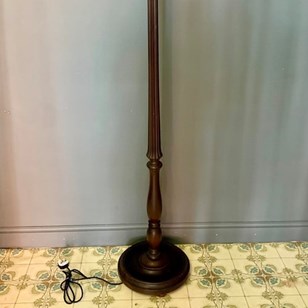 Tall Wooden Standard / Floor Lamp I...