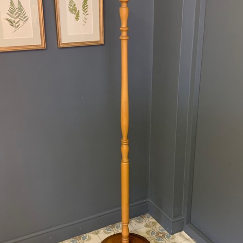 Vintage Wooden Standard Lamp