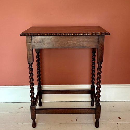 Barley Twist Rectangular Occasional / Side Table 