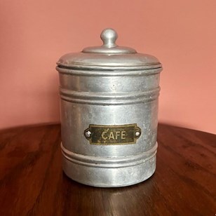 Vintage French Aluminium Cafe / Cof...