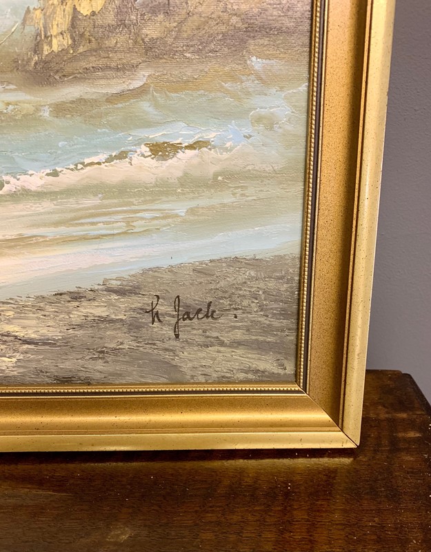 Gilt Framed Oil Painting Sea Scene-bowden-knight-bk---gilt-framed-oil-painting-of-waves-2-main-637806164194945702.jpg