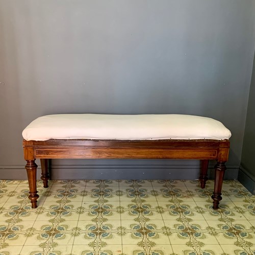 Large Antique Georgian Bench/Stool  