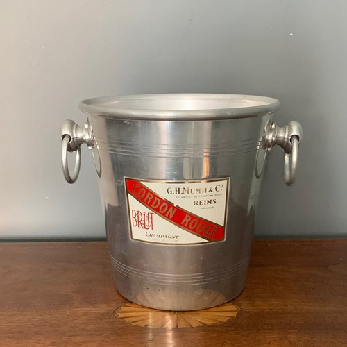 Vintage French Champagne Bucket - Cordon Rouge