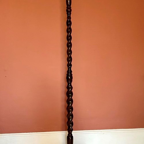 Barley Twist Wooden Floor / Standard Lamp