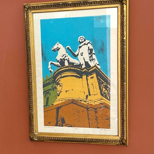 Framed Limited Edition Screenprint By Christopher Browne, Titled Pollux, 2/10