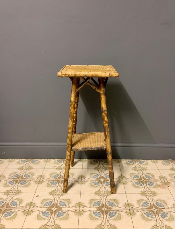Vintage Tiger Bamboo And Rattan Table / Plant Stand-bowden-knight-img-0599-main-638371965949594616.jpg