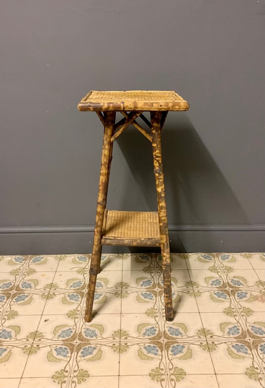 Vintage Tiger Bamboo And Rattan Table / Plant Stand-bowden-knight-img-0603-main-638371966151111982.jpg