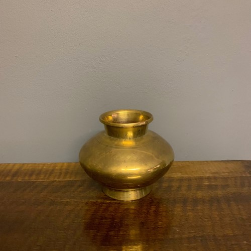 Small Decorative Brass Pot