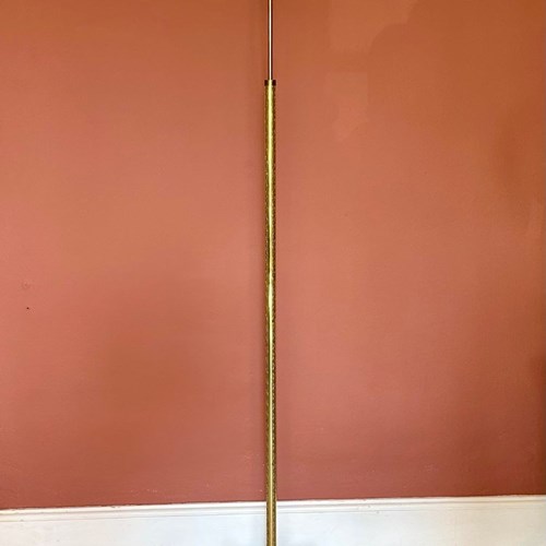 Decorative Brass Floor / Standard Lamp With Adjustable Height 