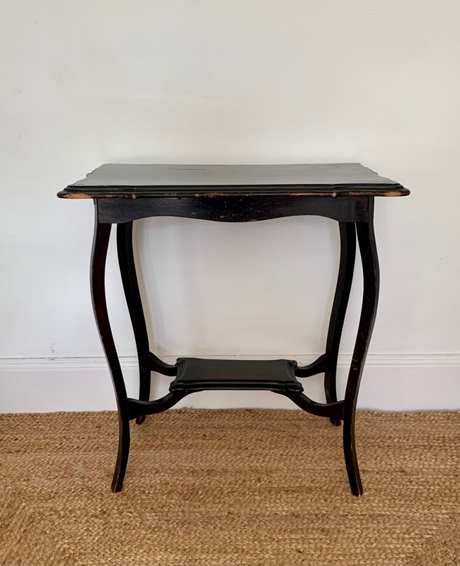 Ebonised Vintage Occasional Table with shelf-bowden-knight-mia-ebonised-side-table-1-main-638124960016411753.jpg